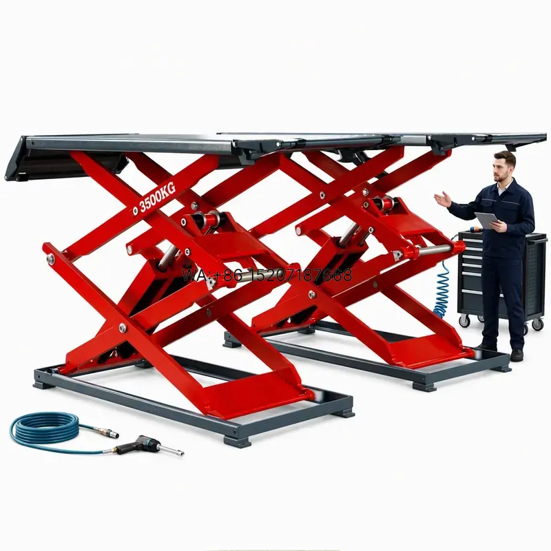 Diy Electronics Shop - 산업용 초박형 소형 가위형 리프트, 3500kg