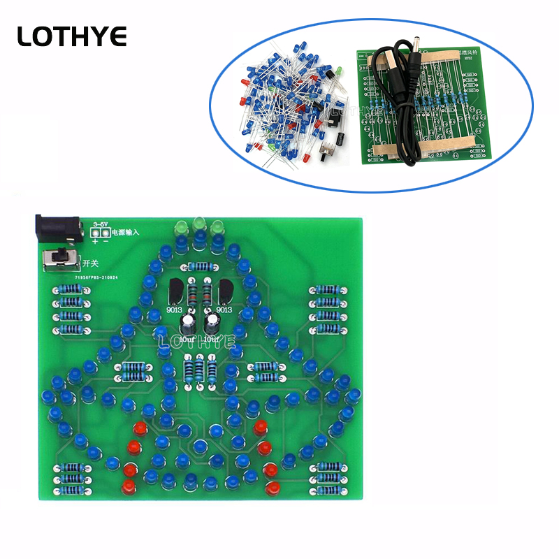 Diy Electronics Project Kit - DC 3-5V LED 라이트 스윙 윈드