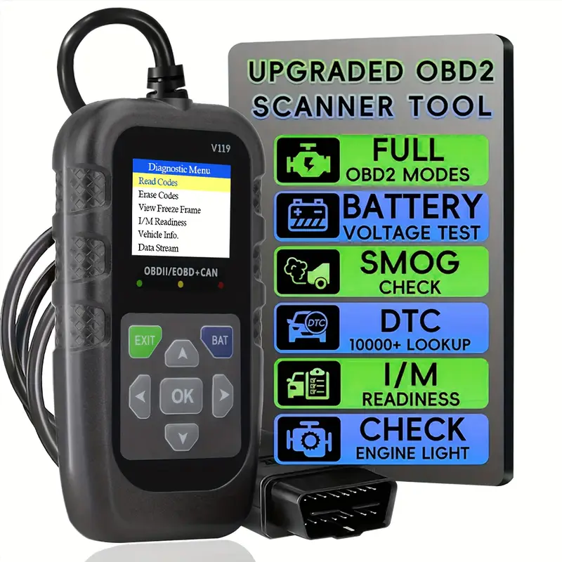 Logic Analyzer Usb - V119 OBD2 스캐너 코드 리더 USB