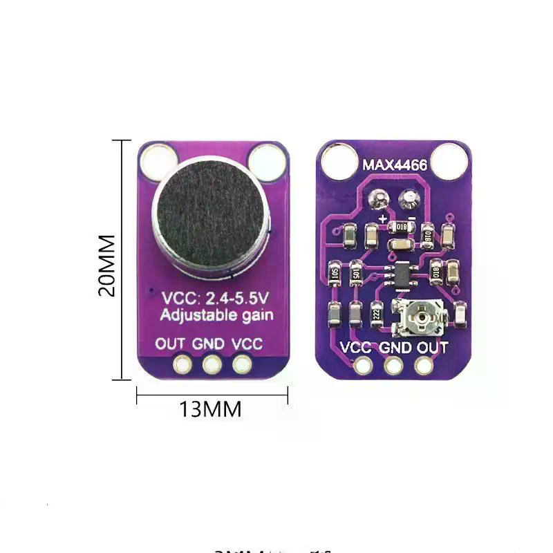 MAX4466 마이크로폰 AGC 증폭기 보드, 자동 이 - Diy Audio Electronics Kit 리뷰 및 가격