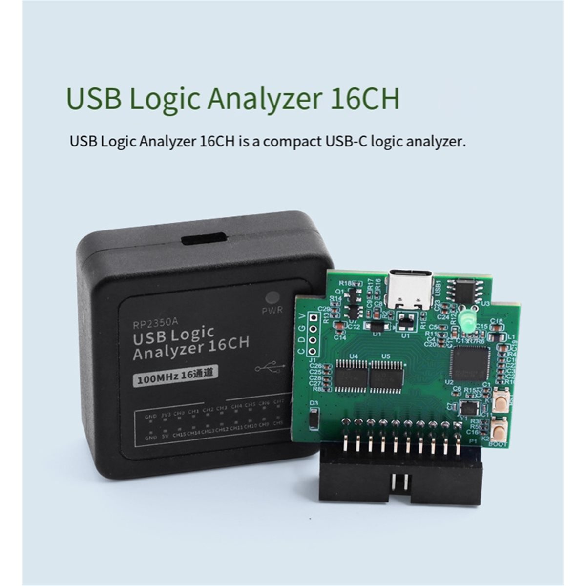 RP2350A 마이크로컨트롤러용 USB 로직 분석기 로 - Logic Analyzer Usb 리뷰 및 가격