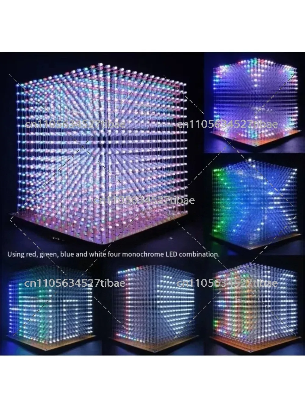 3D16mini 라이트 큐브 키트 16x16x16 전자 - Diy Electronics Project Kit 리뷰 및 가격